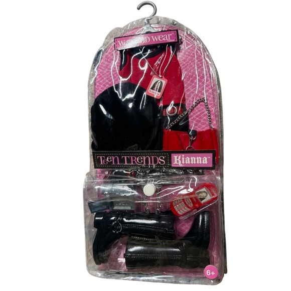 Mattel Other - Mattel Teen Trends Kianna Weekend Wear Fashion Pack 2005 Red Black Y2K H8107 NEW